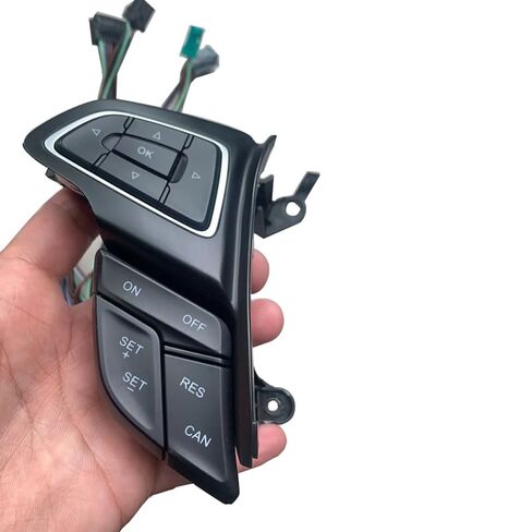 Steering Wheel Mounted Cruise Control Switch Butto/Fit for Ford Focus 3 Kuga 2017 Car Cruise Buttons Multi-Function Steering Wheel Control Button with Cables in Saudi Arabia