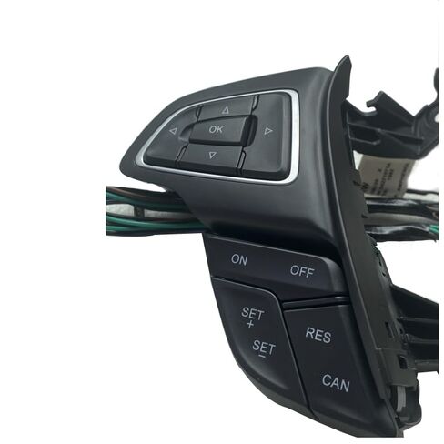 Steering Wheel Mounted Cruise Control Switch Butto/Fit for Ford Focus 3 Kuga 2017 Car Cruise Buttons Multi-Function Steering Wheel Control Button with Cables in Saudi Arabia