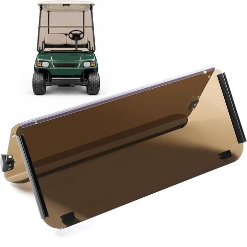 الزجاج الأمامي الشفاف من HECASA متوافق مع موديلات 1985-1995 Yamaha G2/G9 لعربة الجولف القابلة للطي للزجاج الأمامي in Saudi Arabia