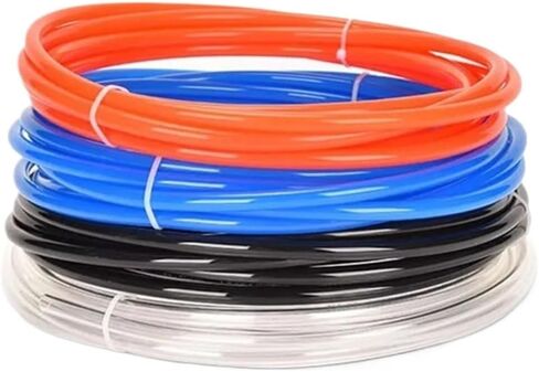 10m/20m/50m/100m Pneumatic Air Hose Tube 4mm 6mm 8mm 10mm 12mm Air Hose Tube Pneumatic Plastic Tube Tubing(Black 50m,6x4mm) in Kuwait