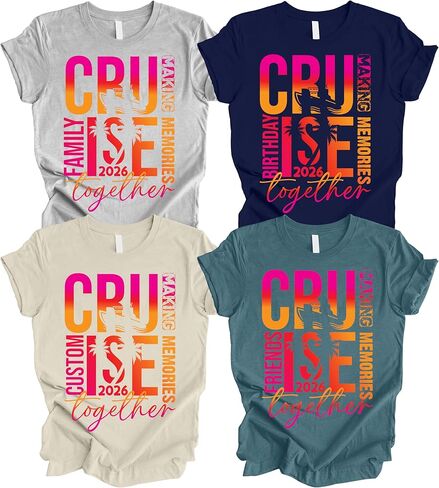 Custom Cruise Shirt 2026, Personalized Vacation Group Shirt, Matching Travel Shirts for Friends and Family in Saudi Arabia