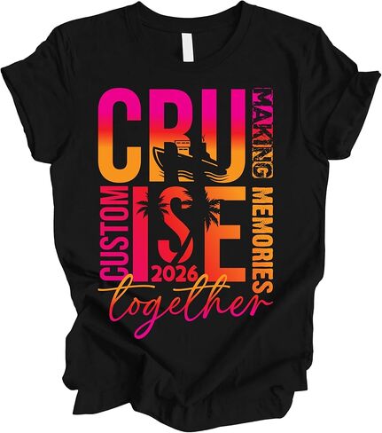 Custom Cruise Shirt 2026, Personalized Vacation Group Shirt, Matching Travel Shirts for Friends and Family in Saudi Arabia