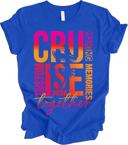 Custom Cruise Shirt 2026, Personalized Vacation Group Shirt, Matching Travel Shirts for Friends and Family in Saudi Arabia