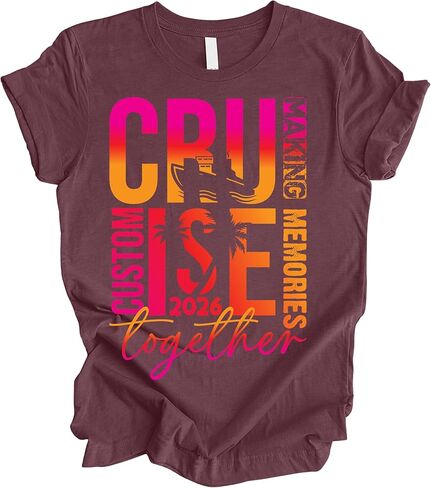 Custom Cruise Shirt 2026, Personalized Vacation Group Shirt, Matching Travel Shirts for Friends and Family in Saudi Arabia
