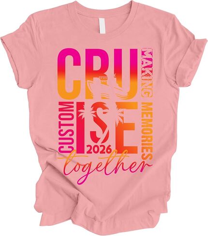 Custom Cruise Shirt 2026, Personalized Vacation Group Shirt, Matching Travel Shirts for Friends and Family in Saudi Arabia
