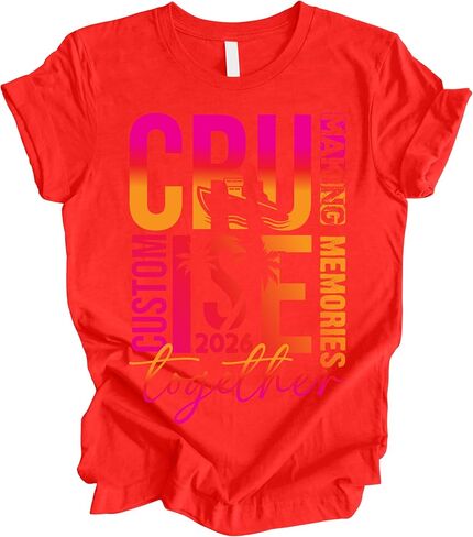 Custom Cruise Shirt 2026, Personalized Vacation Group Shirt, Matching Travel Shirts for Friends and Family in Saudi Arabia