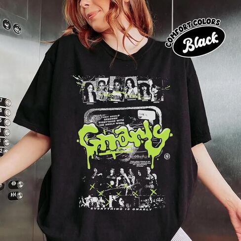 KATSEYE خمر الراحة الألوان قميص ثقافة البوب ​​تي شيرت الموسيقى الفرقة الجرافيك تيز عارضة الشارع الشهير المحملة الراحة Colort للجنسين القطن متعدد in Kuwait