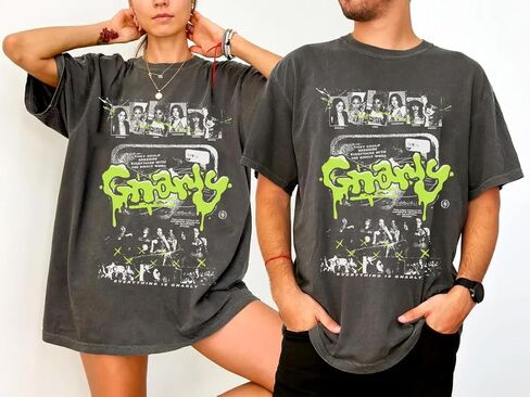 KATSEYE خمر الراحة الألوان قميص ثقافة البوب ​​تي شيرت الموسيقى الفرقة الجرافيك تيز عارضة الشارع الشهير المحملة الراحة Colort للجنسين القطن متعدد in Kuwait