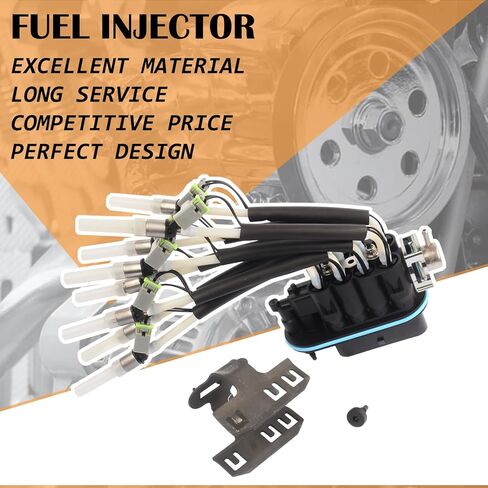 FJ504 89060440 Fuel Injector Compatible with Escalade Chevy CK Pickup Express Suburban Tahoe GMC Savana Yukon Replacement# 2173029 25340347 in Saudi Arabia
