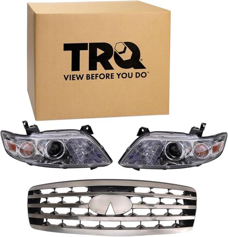 TRQ Lighting Kit IN1200121 IN2502113 IN2503113 Compatible with 2006-2008 INFINITI FX35 FX45 in Saudi Arabia