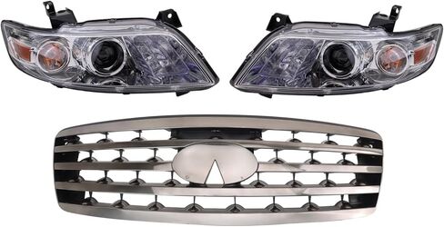TRQ Lighting Kit IN1200121 IN2502113 IN2503113 Compatible with 2006-2008 INFINITI FX35 FX45 in Saudi Arabia