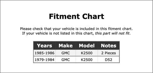 الجبهة مكبح قرصي مكافحة حشرجة كليب متوافق مع GMC K2500 1986 1985 1984 1983 1982 1981 1980 1979 P-3618658 in Kuwait