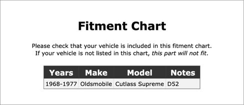قرص الفرامل الأمامية مشبك مضاد للحشرجة متوافق مع Oldsmobile Cutlass Supreme 1977 1976 1975 1974 1973 1972 1971 1970 1969 1968 P-3618681 in Kuwait