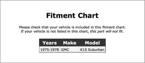 مرحل هوائي الطاقة متوافق مع GMC K15 سوبربان 1975 1976 1977 1978 PC-888197 in Saudi Arabia