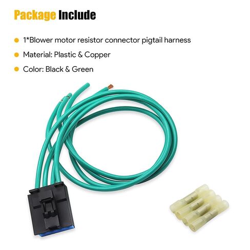 منفاخ المحرك المقاوم موصل ضفيرة تسخير 973-305 متوافق مع دودج B1500 B2500 B3500 1997-1998 لشيروكي 1997-2001 لرانجلر 1997-2006 لرام 1500 2500 3500 فان 1999-2003 # 5019941AA in Kuwait