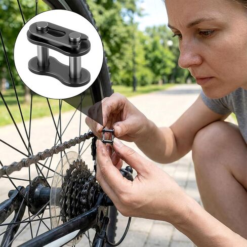 8 Pcs Bike Chain Master Link #40 Go Cart Chain Heavy Duty Roller Chains Connecting Links for Bicycle Mini Bikes Karting Pit ATV Scooter Motorcycles Home and Industrial Machinery in Saudi Arabia