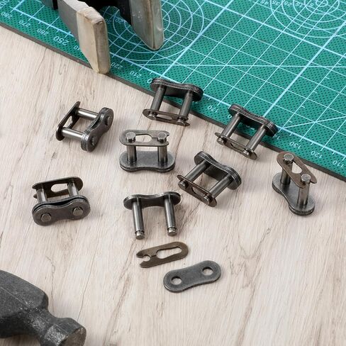 8 Pcs Bike Chain Master Link #40 Go Cart Chain Heavy Duty Roller Chains Connecting Links for Bicycle Mini Bikes Karting Pit ATV Scooter Motorcycles Home and Industrial Machinery in Saudi Arabia