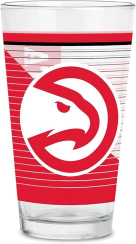 Rico Industries NBA Basketball Philadelphia 76ers Standard 16 oz Pint Glasses with Digitally Printed Logo, Classic Drinking Glass in Saudi Arabia