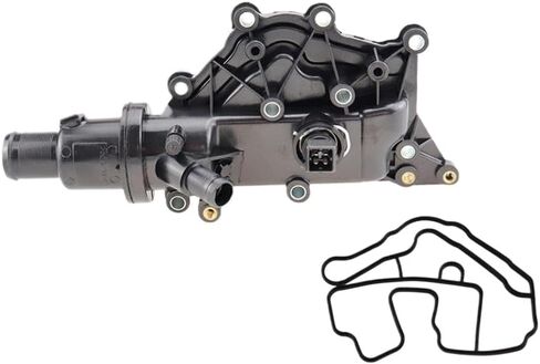 Thermostat Housing Engine Coolant Water Neck Pump Outlet Compatible with Clio Laguna Scenic - Replaces 8200561434 8200158269 8200700094 in Saudi Arabia