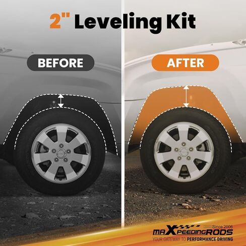 طقم تسوية الرفع 2 بوصة من maXpeedingrods لـ 2002-2006 Chevy/GMC Tahoe Yukon Avalanche Suburban Yukon XL 2WD/4WD، صدمات G1 مطورة in Kuwait