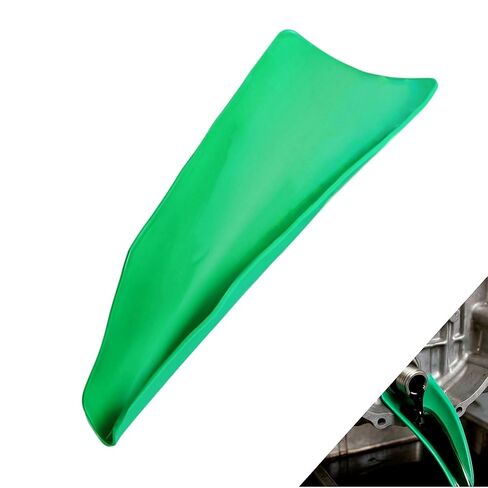 Flexible Funnel for Oil Change – Reusable Silicone Drain Funnel, Spill-Free Design, Foldable & Moldable for Car, Motorcycle, Truck, Lawnmower, Snowplow | Easy Clean, Roll-Up Storage in Saudi Arabia