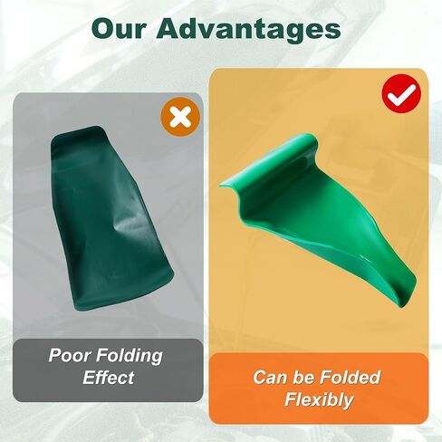 Flexible Funnel for Oil Change – Reusable Silicone Drain Funnel, Spill-Free Design, Foldable & Moldable for Car, Motorcycle, Truck, Lawnmower, Snowplow | Easy Clean, Roll-Up Storage in Saudi Arabia