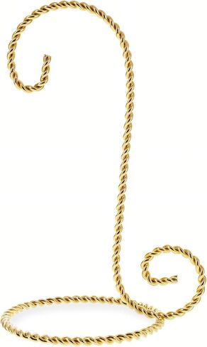 BestPysanky Small Twisted Gold Wire Ornament Stand Display 5.75 Inches (Taiwan) in Saudi Arabia