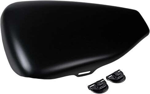 Matte Black Left Battery Side Cover Compatible with 2014-2022 Harley Sportster Iron 883 1200 – Metal Cover with ABS Clips in Saudi Arabia