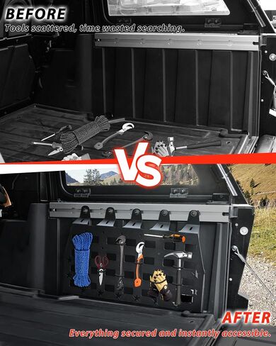 Bedside Cargo Molle Panels for XPEDITION ADV 2024+, Aluminum Rear Cargo Storage Panel Tool Organizer with Powdercoat Finish for Polaris XPEDITION ADV 5 2024-2026 Accessories, 2PCS in Saudi Arabia