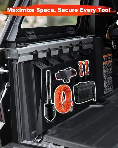Bedside Cargo Molle Panels for XPEDITION ADV 2024+, Aluminum Rear Cargo Storage Panel Tool Organizer with Powdercoat Finish for Polaris XPEDITION ADV 5 2024-2026 Accessories, 2PCS in Saudi Arabia