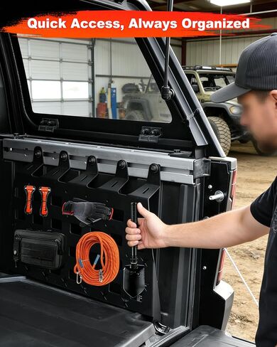 Bedside Cargo Molle Panels for XPEDITION ADV 2024+, Aluminum Rear Cargo Storage Panel Tool Organizer with Powdercoat Finish for Polaris XPEDITION ADV 5 2024-2026 Accessories, 2PCS in Saudi Arabia