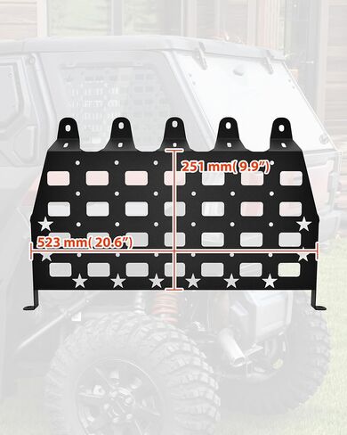 Bedside Cargo Molle Panels for XPEDITION ADV 2024+, Aluminum Rear Cargo Storage Panel Tool Organizer with Powdercoat Finish for Polaris XPEDITION ADV 5 2024-2026 Accessories, 2PCS in Saudi Arabia