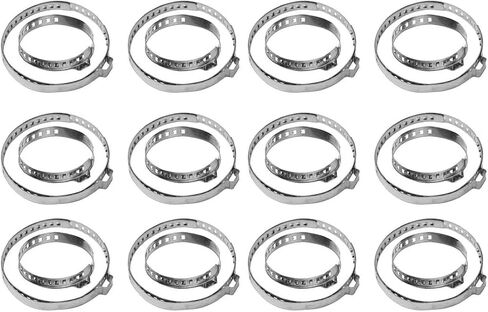 24pcs Car CV Boot Clamp Stainless ​Axle CV Joint Boot Clamp Kit 25-50mm 50-120mm Drive Shaft Sleeve Clamp Fastening Clamp in Saudi Arabia