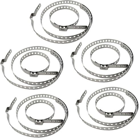 Set of 10Pcs Universal Adjustable Axle CV Joint Boot Crimp Clamps Large & Small Kits in Saudi Arabia