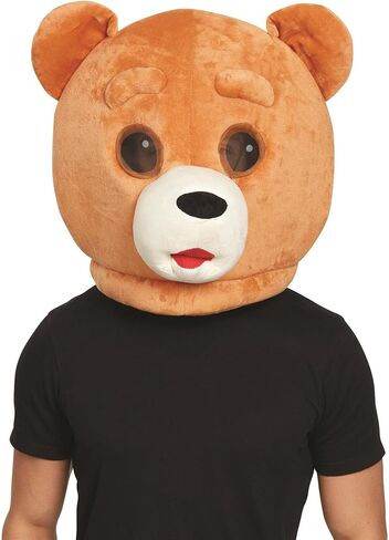 بريستول نوفيلتي BM559 تيدي بير قناع التميمة، للرجال والنساء، بني، مقاس واحد in Kuwait