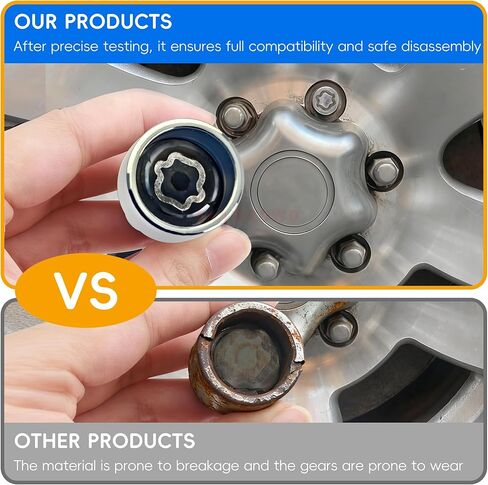 #H for Toyota Wheel Lock Key Compatible Toyota Lexus Tacoma H-Wheel Locking nut Key Removal Tool in Kuwait