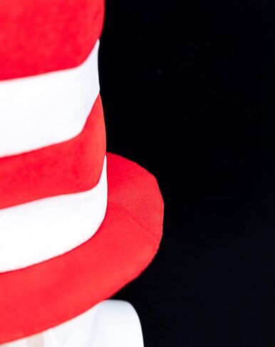 قبعة حمراء مخططة، ربطة عنق حمراء، قفازات بيضاء، طقم إكسسوارات أزياء فروي أبيض، 5 قطع in Kuwait