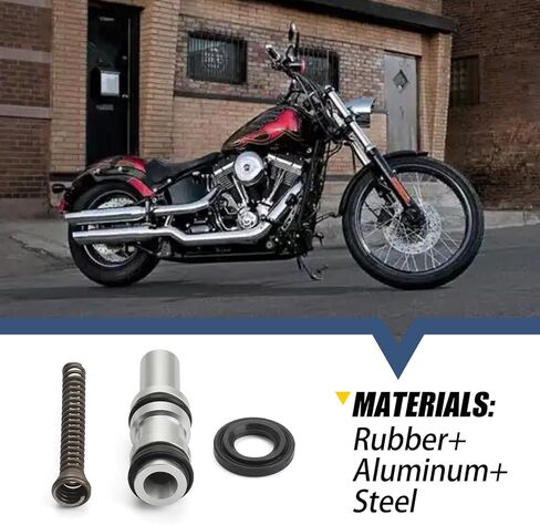 مجموعة إعادة بناء أسطوانة الفرامل الأمامية 9/16 بوصة لدراجة Harley 1996-2017 Touring Electra Glide Road Glide Road King Street Glide Dyna Softail Sportster قرص واحد OEM # 45006-96/96c in Kuwait