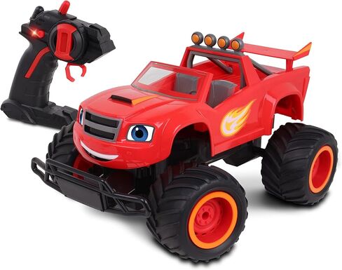 NKOK Blaze & The Monster Machines: RC Rock Crawler - Blaze Remote Controlled Monster 4x4 Truck, 1:16 Scale, 2.4 Ghz, Ready to Run (6501), Ages 6+ in Kuwait