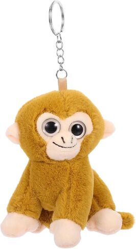 SUPVOX Plush Monkey Keychain Pendant: Cute Stuffed Animal Hanging Decor for Bags Purses Backpacks Lightweight Monkey Ornament Charm in Saudi Arabia