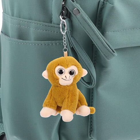 SUPVOX Plush Monkey Keychain Pendant: Cute Stuffed Animal Hanging Decor for Bags Purses Backpacks Lightweight Monkey Ornament Charm in Saudi Arabia