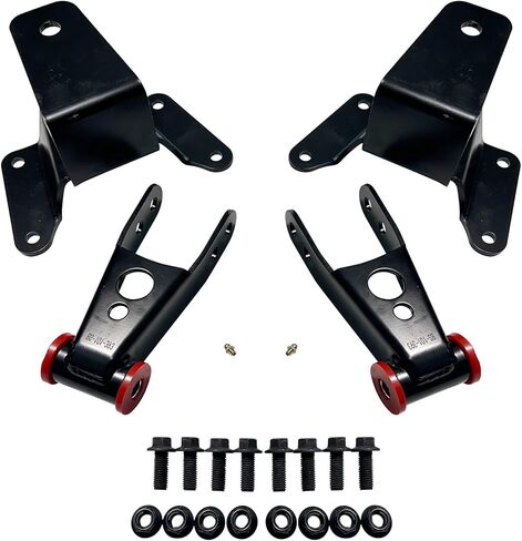 طقم إسقاط خلفي 4 بوصات أغلال وشماعات فولاذية متوافقة مع 1997-2003 Ford F150 F-150، 2004 Heritage Models V8 Pickup in Saudi Arabia
