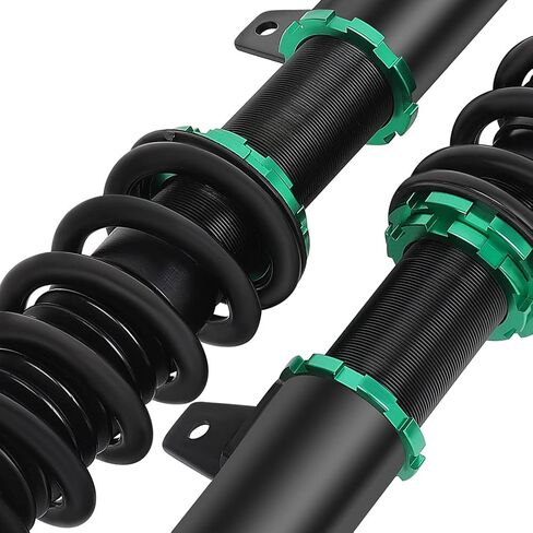 طقم تعليق Coilovers مناسب لسيارات BMW لـ 320i 2001-2005، لـ 323i 1998-2000، لـ 325Ci 2001-2005، لـ 325i 2001-2005، دعامات كويلوفيرز، طقم خفض الارتفاع قابل للتعديل، أخضر in Kuwait