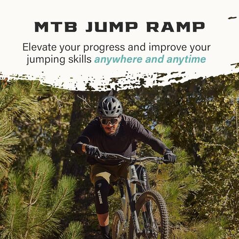 منحدر القفز على الدراجة الجبلية من Ninja MTB، منحدر قابل للتعديل للمبتدئين في MTB وBMX إلى منحدر الدراجة المتقدم وخفيف الوزن والمحمول in Kuwait