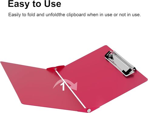 Nursing Clipboard with Nursing and Medical Edition Cheat Sheets Nursing School Essentials - Aluminum Foldable Nurse Clip Boards Essential Accessory for Efficient Patient Care (Pink) in Kuwait