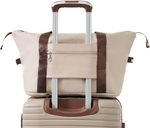 مجموعة حقائب حمل مكونة من 3 قطع، حقيبة ABS صلبة خفيفة الوزن مزودة بعجلات، مقاس 20 بوصة 22x14x9 معتمدة من شركة الطيران، كاكي in Kuwait