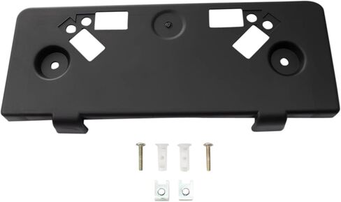 Front License Plate Bracket Black Compatible with 2007-2008 INFINITI G35 2009 G37 IN1068101 in Saudi Arabia