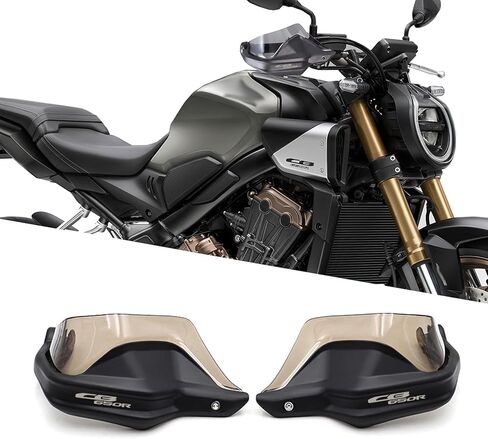 لدراجة نارية CB650R CB 650R 2025 واقي اليد للزجاج الأمامي مقبض كلتا اليدين مقاوم للرياح cb650r 2019-2025 ملحقات الدراجات النارية (رمادي دخاني) in Kuwait