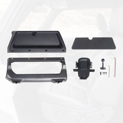 حامل الهاتف المحمول على لوحة القيادة متوافق مع Ford Bronco 2021 2022 2023 2/4 أبواب، حامل الهاتف الخلوي مع صينية تخزين in Saudi Arabia