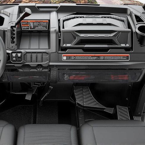 MARCHFA UTV Dash Storage Nets Compatible for Can Am Defender & Defender Max Accessories UTV Dashboard Organizer Nets (2X Storage Net) in Saudi Arabia